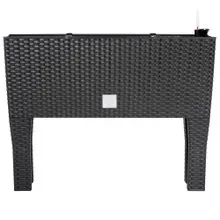 Deuba® Hochbeet Polyrattanoptik Anthrazit 60x25x46cm Bewässerungssystem Deuba® Hochbeet Polyrattanoptik Anthrazit 60x25x46cm Bewässerungssystem