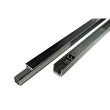 Universal U-Profil für WPC Zäune, silber, geeignet für Füllelemente bis 20 mm 27 x 27 mm, Schienenlänge: 200 cm mit 20 cm Abstandshalter Universal U-Profil für WPC Zäune, silber, geeignet für Füllelemente bis 20 mm 27 x 27 mm, Schienenlänge: 200 cm mit 20 cm Abstandshalter