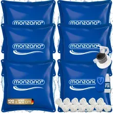 monzana® Poolkissen 6er-Set Blau 120x120cm -20°C monzana® Poolkissen 6er-Set Blau 120x120cm -20°C