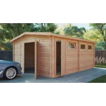 Holzgarage “Hansa B” 5x6m | Garage aus Holz | Holzgarage als Bausatz | Fertiggarage kaufen | Einfache Holzgarage kaufen Holzgarage “Hansa B” 5x6m | Garage aus Holz | Holzgarage als Bausatz | Fertiggarage kaufen | Einfache Holzgarage kaufen