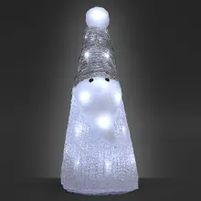 LED Acryl Figur Weihnachten Santa Weiß LED Acryl Figur Weihnachten Santa Weiß