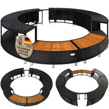 Polyrattan Pool Rahmen für LAY-Z-SPA Polyrattan Pool Rahmen für LAY-Z-SPA