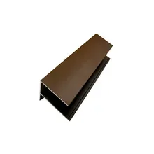 Alu F-Profil, Aluminium, farbbeschichtet, 6,5 cm (B) x 85 mm (H) x 3,0 m (L), (passend für Serie WE30 / WE56) - Farbe IPE Alu F-Profil, Aluminium, farbbeschichtet, 6,5 cm (B) x 85 mm (H) x 3,0 m (L), (passend für Serie WE30 / WE56) - Farbe IPE
