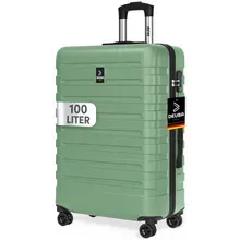 Deuba® Hartschalenkoffer New York Pastellgrün 100L Rollen 360º ABS Deuba® Hartschalenkoffer New York Pastellgrün 100L Rollen 360º ABS
