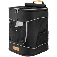 Cadoca® Katzenrucksack Schwarz 41x30x34cm Cadoca® Katzenrucksack Schwarz 41x30x34cm