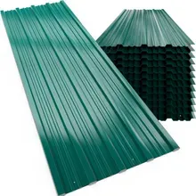 Trapezblech 24er-Set Grün 129x46cm vorgebohrt Trapezblech 24er-Set Grün 129x46cm vorgebohrt