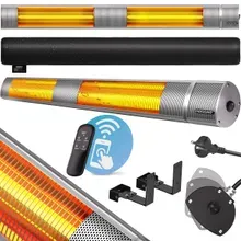 monzana® Heizstrahler MZH3000 Silber 3000W monzana® Heizstrahler MZH3000 Silber 3000W