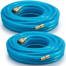 monzana® Druckluftschlauch 2er-Set je 10m Schnellkupplung/Stecker monzana® Druckluftschlauch 2er-Set je 10m Schnellkupplung/Stecker