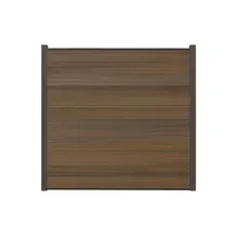WPC Coex. Zaun Komplettset, teak, 20 mm (S) x 1790 mm (B) x 1730 mm (H), Modulares Zaunsystem / Sichtschutz / Steckzaun inkl. Start- und Abschlussprofil (Serie WoodoWyk ohne Pfosten) WPC Coex. Zaun Komplettset, teak, 20 mm (S) x 1790 mm (B) x 1730 mm (H), Modulares Zaunsystem / Sichtschutz / Steckzaun inkl. Start- und Abschlussprofil (Serie WoodoWyk ohne Pfosten)