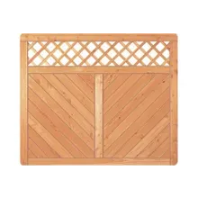Sichtschutzzaun Holz Lärche Gitter 180 x 150 cm (Serie Pöhl) Sichtschutzzaun Holz Lärche Gitter 180 x 150 cm (Serie Pöhl)