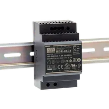 Mean Well HDR-60-24 – 24 V Hutschienen-Netzteil 60 W, Ultra Slim, DIN-Rail, TÜV, CE, UL Mean Well HDR-60-24 – 24 V Hutschienen-Netzteil 60 W, Ultra Slim, DIN-Rail, TÜV, CE, UL