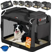 Hundebox faltbar XL 82x56x58cm Anthrazit Hundebox faltbar XL 82x56x58cm Anthrazit