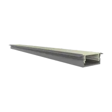 Ultraflaches LED Alu Einbauprofil 2m EXO-NLN1F_14 (14 mm) –| Aluminiumprofil mit Flügeln für LED-Strips Ultraflaches LED Alu Einbauprofil 2m EXO-NLN1F_14 (14 mm) –| Aluminiumprofil mit Flügeln für LED-Strips