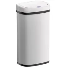 Sensor Mülleimer Edelstahl Weiß 50L Sensor Mülleimer Edelstahl Weiß 50L