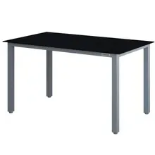 Gartentisch Bern Silber Alu 150x90x75cm Gartentisch Bern Silber Alu 150x90x75cm