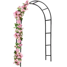 Rosenbogen Schwarz 240x140x37cm Rosenbogen Schwarz 240x140x37cm
