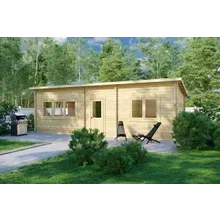 Blockhaus “Holiday J” 9x5m | Großes Blockhaus als Ferienhaus kaufen | Großes Blockbohlenhaus als Sommerhaus kaufen Blockhaus “Holiday J” 9x5m | Großes Blockhaus als Ferienhaus kaufen | Großes Blockbohlenhaus als Sommerhaus kaufen