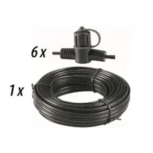 Hauptkabel 15 m Kabel inkl. 6 feste Kabelanschlüsse Hauptkabel 15 m Kabel inkl. 6 feste Kabelanschlüsse