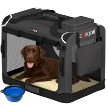 Hundebox faltbar XXL 90x60x66cm Anthrazit Hundebox faltbar XXL 90x60x66cm Anthrazit