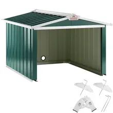 Mähroboter Garage Grün Metall 86x100x63cm Mähroboter Garage Grün Metall 86x100x63cm