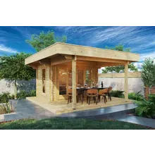 Gartenhaus mit Terrasse „Remo 2” 4x5m | Gartenhaus mit Veranda 5x5m | Terrasse und Terrassenüberdachung | Heller, geräumiger Innenraum Gartenhaus mit Terrasse „Remo 2” 4x5m | Gartenhaus mit Veranda 5x5m | Terrasse und Terrassenüberdachung | Heller, geräumiger Innenraum