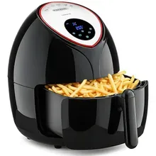 Heißluftfritteuse 9in1 Schwarz inkl Rezeptheft 1850W Heißluftfritteuse 9in1 Schwarz inkl Rezeptheft 1850W