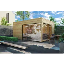 Modernes Gartenhaus “Grace ALU” 5x4m | Großer zeitgenössischer Gartenraum – 19m² – QUBE SERIES | Elegant gestaltet Modernes Gartenhaus “Grace ALU” 5x4m | Großer zeitgenössischer Gartenraum – 19m² – QUBE SERIES | Elegant gestaltet
