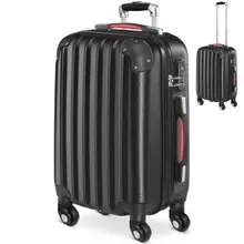 Hartschalenkoffer Rollen 360º Handgepäck Schwarz ABS Hartschalenkoffer Rollen 360º Handgepäck Schwarz ABS