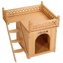 Cadoca® Katzenhaus Holz FSC®-zertifiziert 66x53x64cm Cadoca® Katzenhaus Holz FSC®-zertifiziert 66x53x64cm