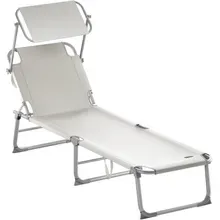 Gartenliege Hawaii Beige Alu 190x60x30cm Gartenliege Hawaii Beige Alu 190x60x30cm
