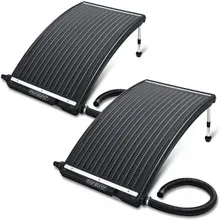 Poolheizung Solar 2er-Set Anthrazit 110x69x14cm Poolheizung Solar 2er-Set Anthrazit 110x69x14cm