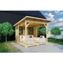 Gartenlaube “A Plus” 3x3m Gartenlaube “A Plus” 3x3m