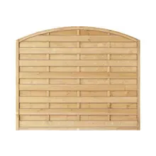 Sichtschutzzaun Holz Bogen Kiefer/Fichte 180 x 150/130 cm (Serie Baltrum) Sichtschutzzaun Holz Bogen Kiefer/Fichte 180 x 150/130 cm (Serie Baltrum)