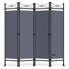 Paravent Lucca Anthrazit 180x163cm Paravent Lucca Anthrazit 180x163cm