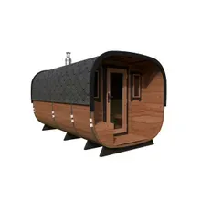 Moderne Saunafass „Deluxe“ 4x2m | Moderne Sauna mit Terrasse kaufen | Saunafass aus Holz mit Terrasse | Fasssauna mit Holzofen oder Elektroofen Moderne Saunafass „Deluxe“ 4x2m | Moderne Sauna mit Terrasse kaufen | Saunafass aus Holz mit Terrasse | Fasssauna mit Holzofen oder Elektroofen