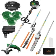 Gardebruk® Benzin Freischneider 5in1 inkl Zubehör + 3 Spulen Gardebruk® Benzin Freischneider 5in1 inkl Zubehör + 3 Spulen