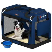 Hundebox faltbar XL 82x56x58cm Blau Hundebox faltbar XL 82x56x58cm Blau