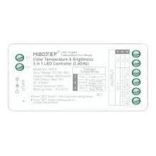 MiBoxer SR2-2 3-in-1 LED Controller – für einfarbige & CCT LED Streifen, 2,4 GHz Funk, 12–24 V, 12 A MiBoxer SR2-2 3-in-1 LED Controller – für einfarbige & CCT LED Streifen, 2,4 GHz Funk, 12–24 V, 12 A