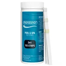Pool Teststreifen 3in1 Wassertester 150 Stück für Pool Schwimmbad Whirlpool Spa chemisch pH Chlor Alkalinität Pool Teststreifen 3in1 Wassertester 150 Stück für Pool Schwimmbad Whirlpool Spa chemisch pH Chlor Alkalinität