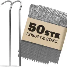 Heringe 50er-Set Stahl Ø3,5mm verzinkt Heringe 50er-Set Stahl Ø3,5mm verzinkt