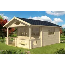 Gartenhaus mit Veranda “Sommerland A” 4x5m | Gartenhaus mit Veranda 4x4m | Gartenhaus mit Terrasse und Terrassenüberdachung Gartenhaus mit Veranda “Sommerland A” 4x5m | Gartenhaus mit Veranda 4x4m | Gartenhaus mit Terrasse und Terrassenüberdachung