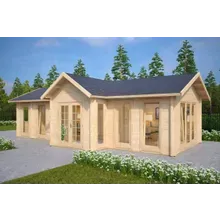 Großes Gartenbüro “Hansa Office” 10x4m | Großes Gartenhaus aus Holz | Holzhaus mit großen Räumen | Gartenbüro im Blockhaus Großes Gartenbüro “Hansa Office” 10x4m | Großes Gartenhaus aus Holz | Holzhaus mit großen Räumen | Gartenbüro im Blockhaus