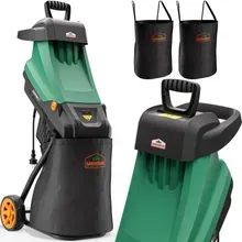 Häcksler 2400W mit 2 Sammelbeuteln je 50L Häcksler 2400W mit 2 Sammelbeuteln je 50L
