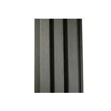Fassadenverkleidung aus WPC Coextrusion, 33 mm (S) x 140 mm (B / Deckbreite) x 290 cm (Länge), dunkelgrau, Oberfläche: gebürstet matt (Serie WE30) Fassadenverkleidung aus WPC Coextrusion, 33 mm (S) x 140 mm (B / Deckbreite) x 290 cm (Länge), dunkelgrau, Oberfläche: gebürstet matt (Serie WE30)