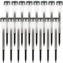 monzana® LED Solarleuchte 16er-Set Edelstahl monzana® LED Solarleuchte 16er-Set Edelstahl
