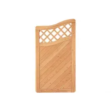 Sichtschutzzaun Holz Lärche Bogen 90 x 165/150 cm (Serie Pöhl) Sichtschutzzaun Holz Lärche Bogen 90 x 165/150 cm (Serie Pöhl)