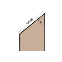 EPDM-Fugenband schwarz, Dicke 0,75 mm, 70 mm breit, 20 Meter/ Rolle EPDM-Fugenband schwarz, Dicke 0,75 mm, 70 mm breit, 20 Meter/ Rolle