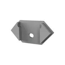 Endkappe für LED Alu Trockenbauprofil Exo-T5_16 + Cover PC45 _16 Endkappe für LED Alu Trockenbauprofil Exo-T5_16 + Cover PC45 _16