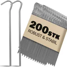 Gardebruk® Heringe 200er-Set Stahl Ø3,5mm verzinkt Gardebruk® Heringe 200er-Set Stahl Ø3,5mm verzinkt