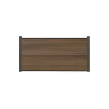 WPC Coex. Zaun Komplettset, teak, 20mm (S) x 1790 mm (B) x 900 mm (H), Modulares Zaunsystem / Sichtschutz / Steckzaun inkl. Start- und Abschlussprofil (Serie WoodoWyk, ohne Pfosten) WPC Coex. Zaun Komplettset, teak, 20mm (S) x 1790 mm (B) x 900 mm (H), Modulares Zaunsystem / Sichtschutz / Steckzaun inkl. Start- und Abschlussprofil (Serie WoodoWyk, ohne Pfosten)